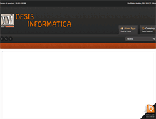 Tablet Screenshot of desisinformatica.it